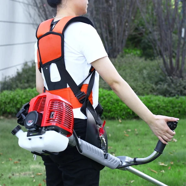 Sırt Tipi Askılı Omuz Destekli Motorlu Çim Biçme Tırpan Taşıma Askısı Kemeri Kayışı Yeleği Aparatı - Resim 4