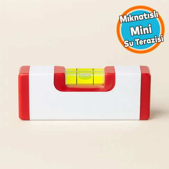 Mıknatıslı Mini Su Terazisi Küçük Hassas El Tipi İnşaat Montaj Terazisi 120 mm 12 cm