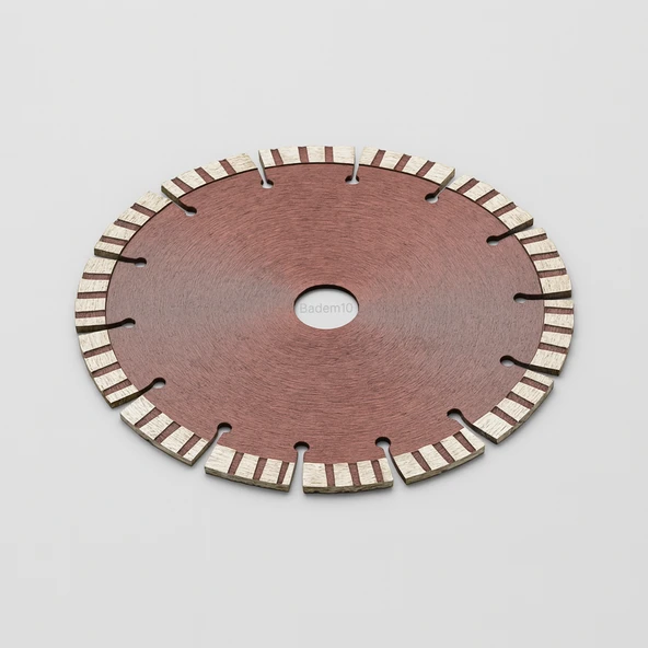 Turbo Kanallı Elmas Kesme Diski Avuç Taşlama Seramik Beton Granit Tuğla Blok İçin Uygun 180 mm 18 cm - Resim 4