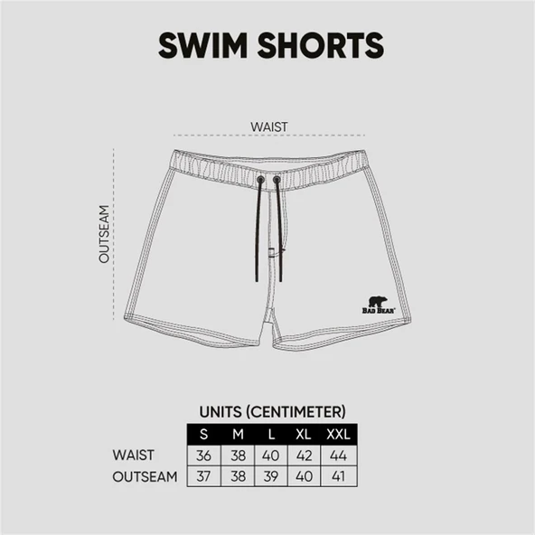 Bad Bear 21.01.09.004-C56 Jacksonville Erkek Deniz Şortu - Resim 5