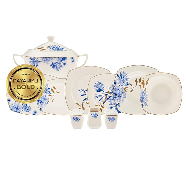 Karaca Dylan Porselen Yemek Takımı Kare Yedek Parça 153.03.08.1061