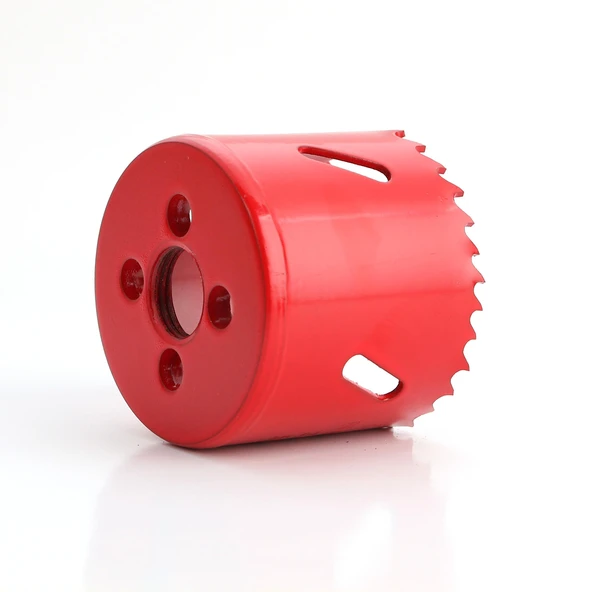 Metal Panç Ø 51 mm Delik Açma Alçıpan Ahşap Pvc Delme Testeresi Adaptörsüz 1 Adet - Resim 5