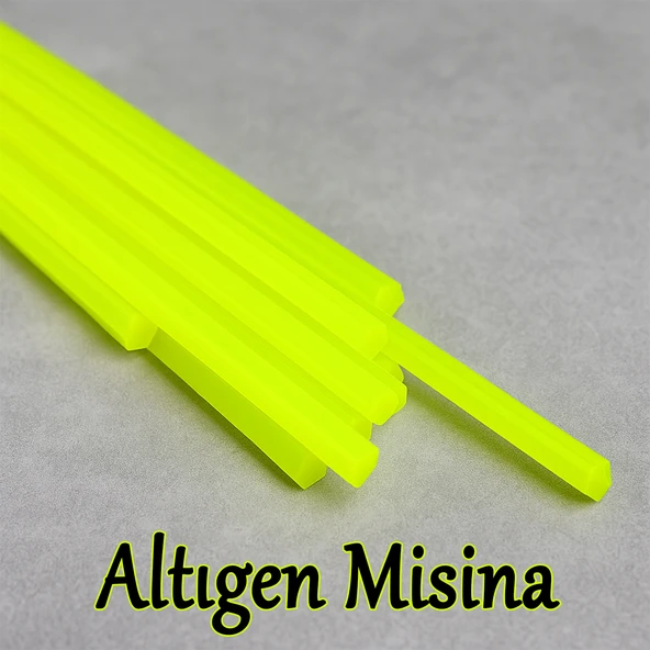 85 Adet (28 cm) Hazır Altıgen Çubuk Motorlu Tırpan Misinası Bahçe Dayanıklı Ot Biçme İpi Çubuk 4 mm - 4