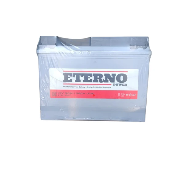ETERNO 90 AH. 580A (EN) (PETLAS GARANTİSİ ALTINDA) (ÜRETİM TARİHİ: 2025) ürün görseli 1