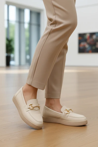 Minalya Bej Hafif Kadın Casual Ayakkabı B-04 Z - Resim 3