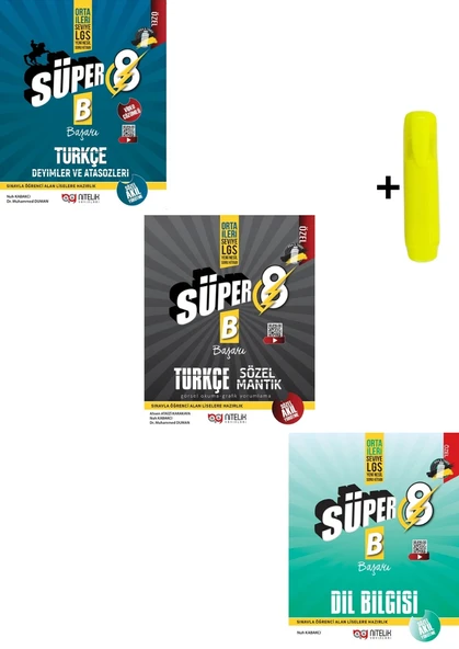 Nitelik 8. Sınıf Deyimler Atasözleri Sözel Mantık Dil Bilgisi Soru Kitabı Seti Yeni ürün görseli