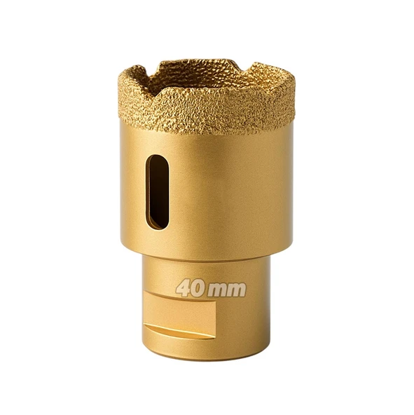 40 mm Elmas Kaplı Granit Mermer Seramik Fayans Delici Matkap Ucu Profesyonel Uzun Ömürlü Güçlü Kesici ürün görseli 1