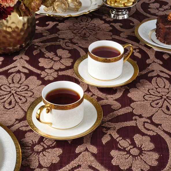 Karaca Royal Bone Victoria 2 Kişilik Çay Fincan Takımı - Resim 2