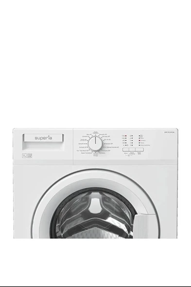 Superia SPR 70120 CM 1200 Devir 7 kg Çamaşır Makinesi - Resim 2