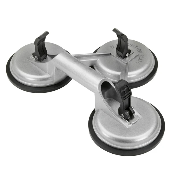 Alüminyum Vakumlu 3'lü Cam Vantuzu Cam Fayans Ahşap Metal Taşıma Kaporta Göçük Düzeltme Aparatı Üçlü - Resim 4