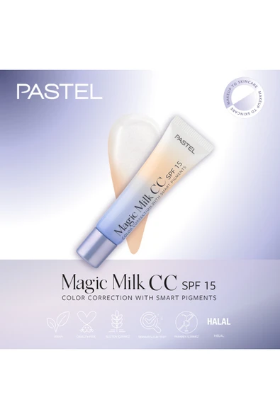 Pastel Magic Milk CC SPF 15 - Cilt Tonu Eşitleyici SPF 15 CC Krem 51 Medium - 8
