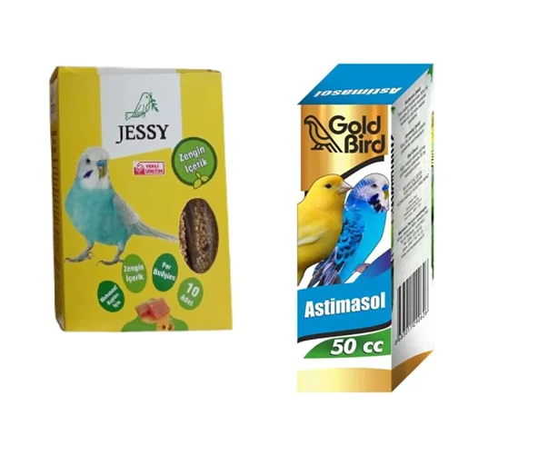Astimasol Kafes Kuşları İçin Önleyici Damla Ve Jessy Ballı Kraker 10 lu ürün görseli