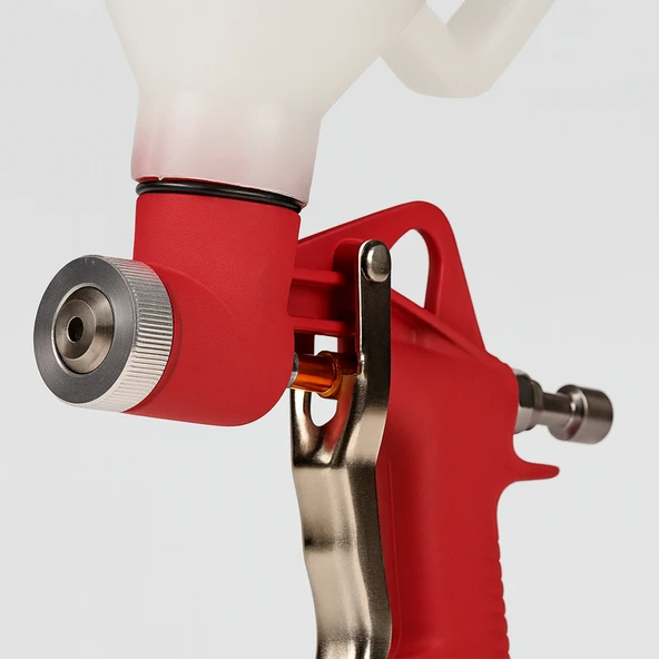 Üstten Depolu Boya Tabancası 4-6-8 Mm Fasarit Sıva Püskürtme Hopper Gun Tavan Duvar Kaplama Aleti Makinesi - 2