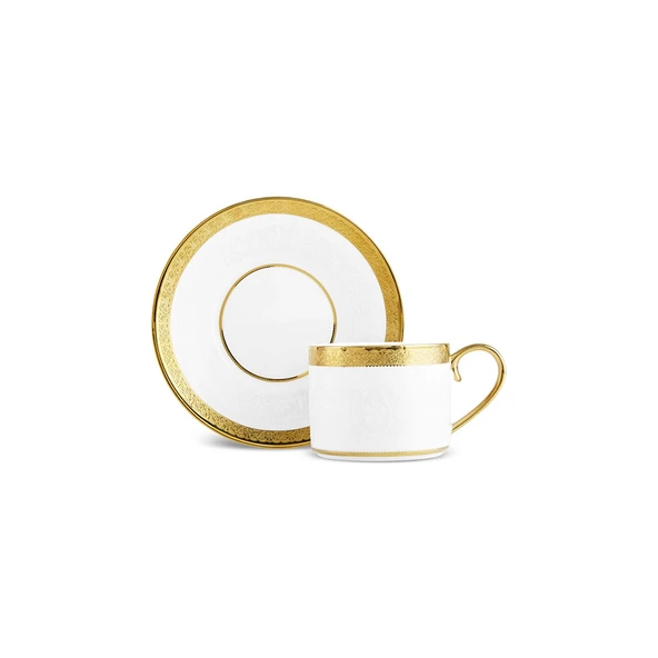 Karaca Royal Bone Victoria 2 Kişilik Çay Fincan Takımı - Resim 5