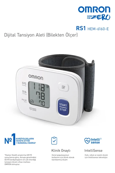 Omron RS1 Bilek Tipi Dijital Tansiyon Aleti - Resim 2