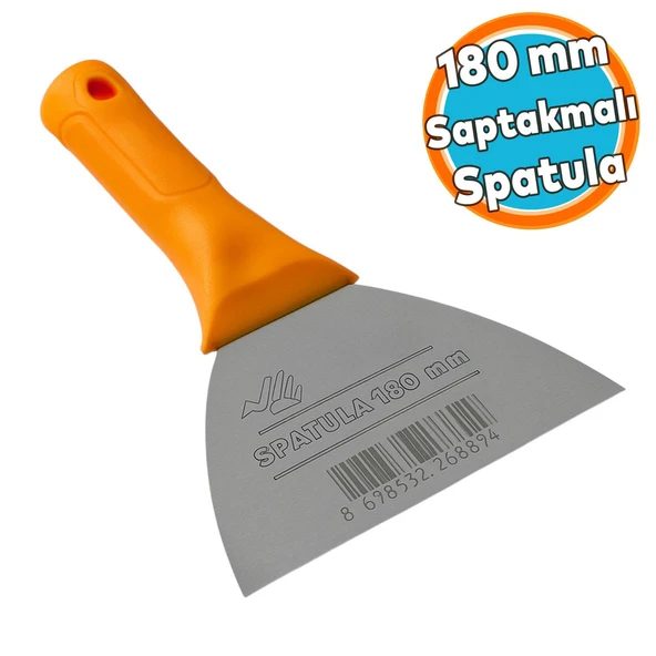 Dayanıklı Ergonomik El Aleti Ispatula Sıva Seramik Boya Sıva Harç Kazıma Saptak Spatula 180 mm 18 cm