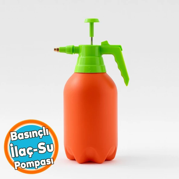 Basınçlı El Püskürtme İlaçlama Pompası Aleti Bitki Sulama Ayarlı Sprey Şişe 2 Litre Çok Amaçlı ürün görseli