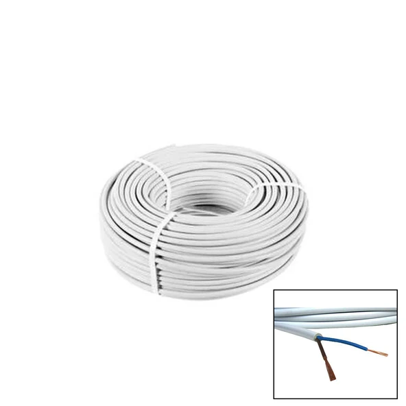 2x1.5MM TTR KABLO 100MT CCA KABLO H05 W-F  (5284) ürün görseli
