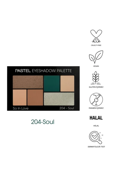 Eyeshadow Palette So In Love - Far Paleti 204 Soul - 5