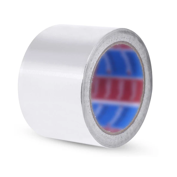 Alüminyum Folyo Bant Yapışkanlı 72 mm x 20 Metre Yanmaz Soba Borusu Bandı - 2