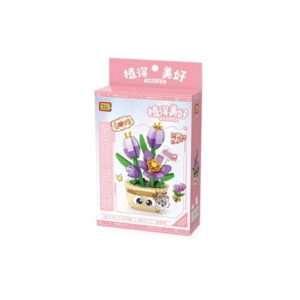 LZ-8842 SAKSILI LALE ÇİÇEĞİ 380 PARÇA BLOCK - 3