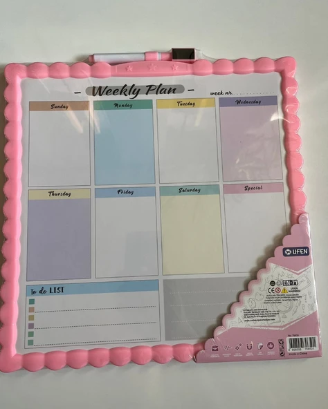 Manyetik Yazı Tahtası Çift Taraflı 29 Cm x 29 Cm - 8