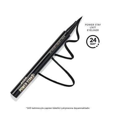 Avon Power Stay Likit Eyeliner 24 Saat Kalıcı Suya Dayanıklı SİYAH ürün görseli