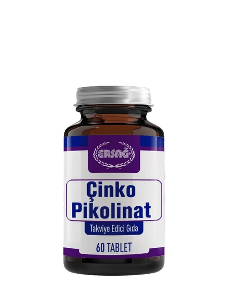ERSAĞ ÇİNKO PİKOLİNAT TABLET 60 TABLET ürün görseli