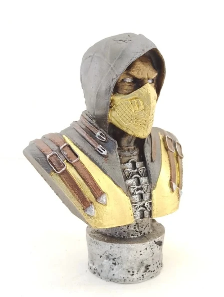 MDB Polyester Scorpion Büst Küçük Boy ürün görseli 1