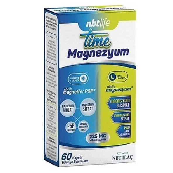 Nbt Life Time Magnezyum 60 Kapsül ürün görseli