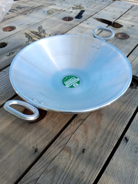 Aluminyum Sac Tava Kulplu Kapaksız. - Resim 2