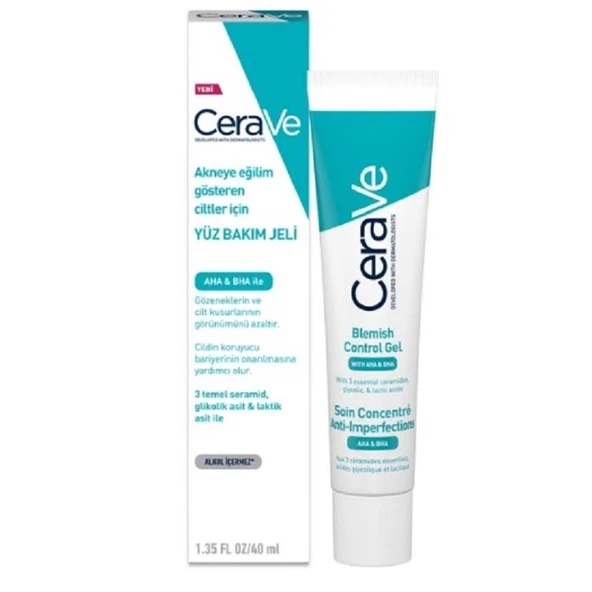 Cerave Akneye Eğilimli Ciltler İçin Yüz Bakım Jeli 40 ml ürün görseli