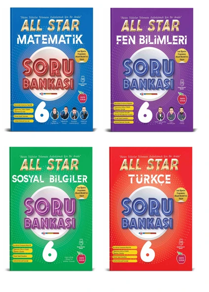 Newton Yayınları 6. Sınıf Tüm Dersler All Star Soru Bankası Seti Yeni Maarif - 2