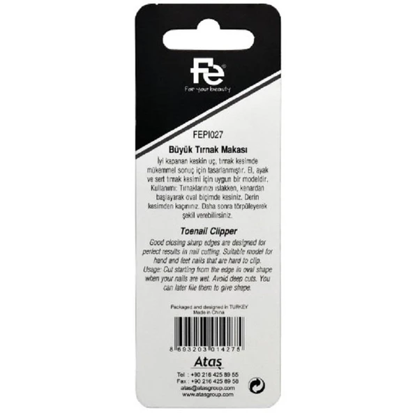 Fe Tırnak Makası Büyük - Resim 2