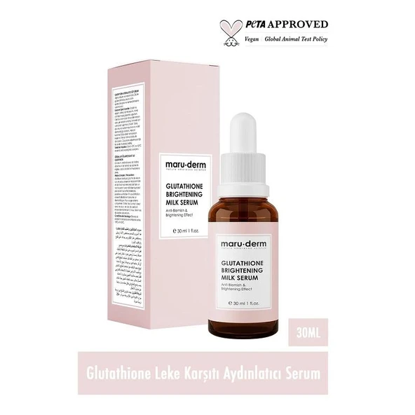 Maruderm Glutatyon Beyazlatıcı & Leke Karşıtı Milk Serum 30 ml ürün görseli