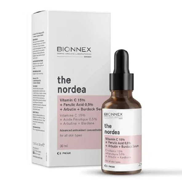 Bionnex The Nordea Vitamin C 15% + Ferulic Acid 0.5% + Arbutin + Burdock Serum 30 ml ürün görseli