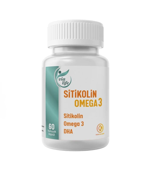 Sitikolin Omega-3 DHA Folik Asit 60 kapsül ürün görseli