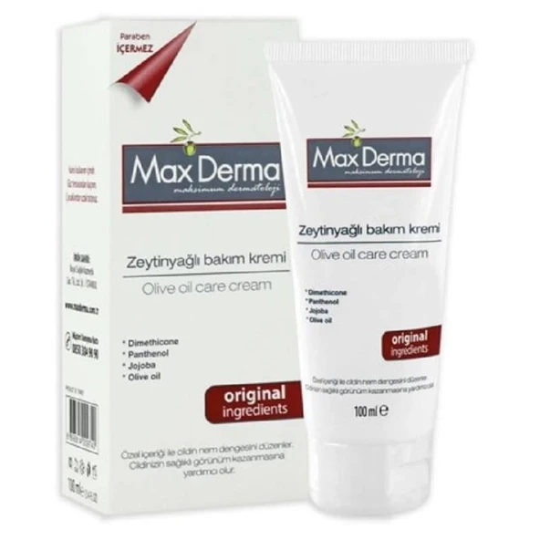 Maxderma Zeytinyağlı Bakım Kremi 100 ml ürün görseli 1