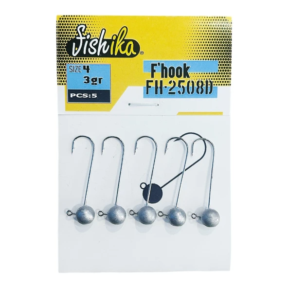 Fishika 2508 #4 3gr Jig Head ürün görseli 1