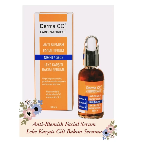 Derma CC Laboratories Anti Blemish Serum Night Leke Karşıtı Gece Serumu 30 ml ürün görseli