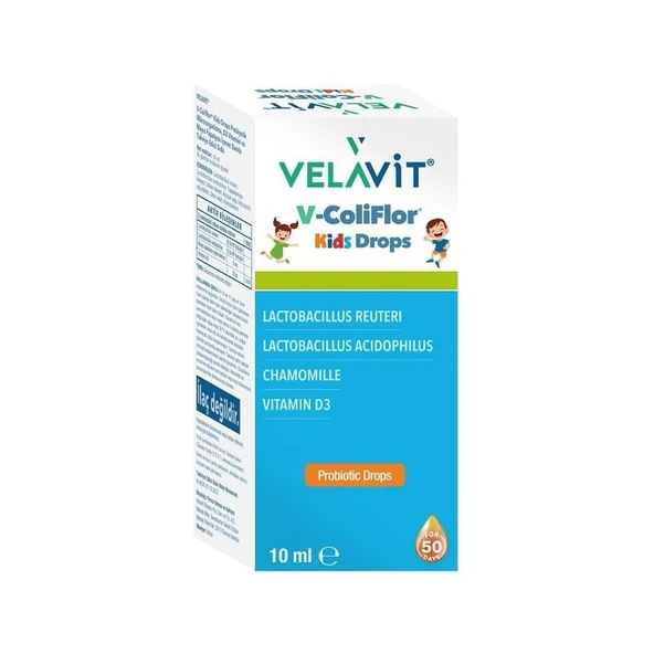 Velavit V-Coliflor Kids Drops 10 ml ürün görseli