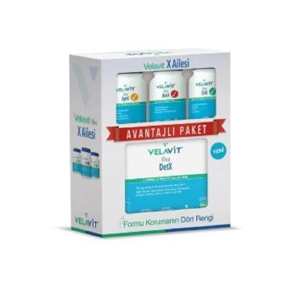 Velavit Viva Aptx + Brnx + Clrx + Detx Diyet Paketi 180 Tablet - 5 Shots ürün görseli