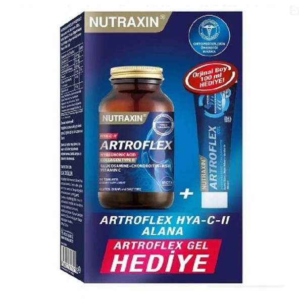 Nutraxin Artroflex Hya-C-II 90 Tablet + Extra Gel 100 ml Hediyeli ürün görseli