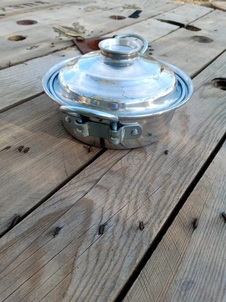 Aluminyum Tencere Kapaklı küçük - Resim 4