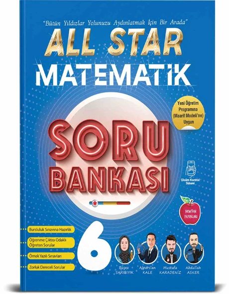 Newton Yayınları 6. Sınıf All Star Matematik Soru Bankası Yeni Maarif