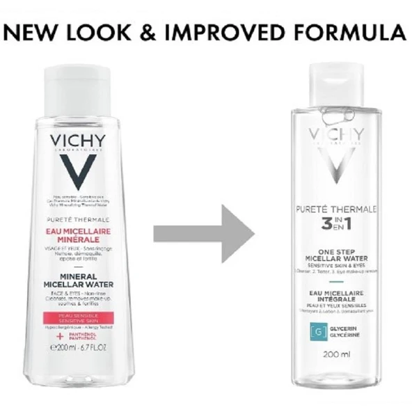 Vichy Purete Thermale Mineral Misel Su 200 ml - Resim 2