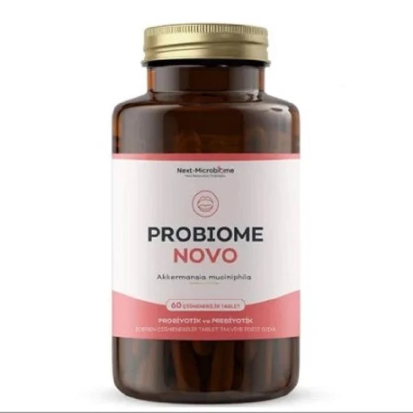 Next-Microbiome Probiome-Novo Probiyotik ve Prebiyotik 60 Çiğnenebilir Tablet ürün görseli