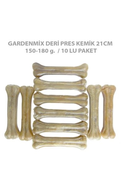 EvimShopping Gardenmix Deri Press Kemik 21 Cm 150-180 Gr ( 10 Lu Paket ) ürün görseli 1
