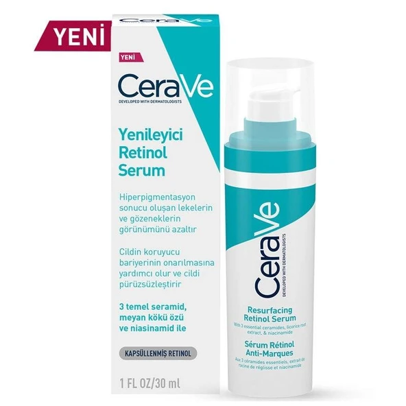 Cerave Yağlı ve Düzensiz Ciltler için Retinol Serum 30 ml ürün görseli