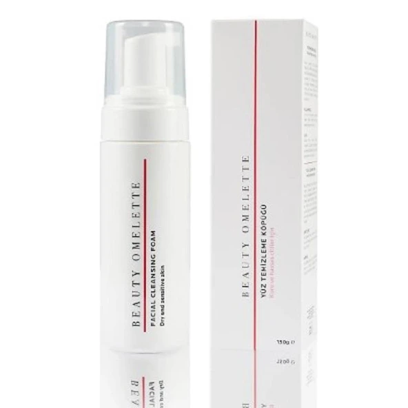 Beauty Omelette Yüz Temizleme Köpüğü Kuru ve Hassas Ciltler İçin 150 gr ürün görseli